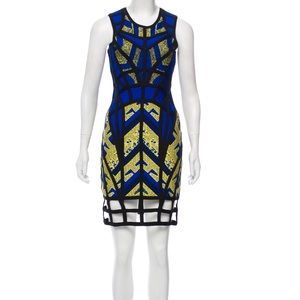 Herve Leger karmelle dress